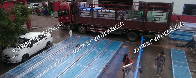 寧夏候車亭發貨(圖1)